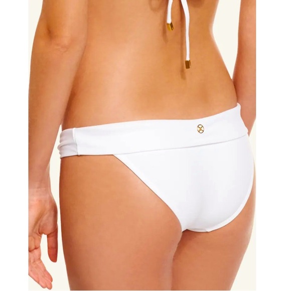 Vix Paula Hermanny White Bikini Bottom. NWT. Size X Small. - Picture 1 of 4